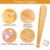durony 4 Pieces Inflatable Baseball Set Include 3 Pieces 2.5 Inch Soft PU Foam Baseball 1 Piece 29.5 Inch Baseball Bat Sports Party Favors Baseball Toys for Pool Beach Sports Game Birthday Party
