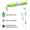 HQRP Battery Compatible with Hurricane Spin Scrubber Brush Cleaner Mop Spin-Scrubber Bathtub