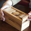 BSIRI Canopic Chest- Challenging Brain Teaser Wooden Box Mind Puzzles and Use as Money Box, Stash Box, Jewelry Box, 3D Puzzle Lock Box, Gift Card, Money Puzzle Box for Cash Gift
