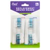 Oral-B Compatible Replacement Toothbrush Heads Double Clean for Oralb Braun Electric Toothbrush Replacement Heads for Oral B Pro, 1000, 8000, 9000, Sonic, Adults, Kids, Vitality, Dual (4)