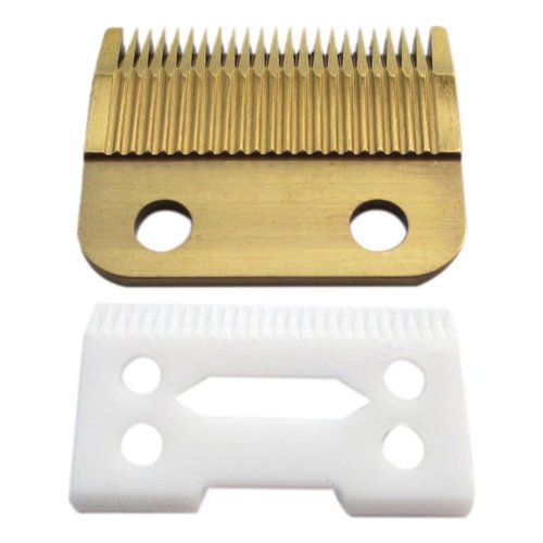 Gold Adjustable Replacement Blades Set #1006-30-15-10 for Wahl Super Taper #8400 Hair Clippers by YTXXDEUS
