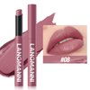 Kyannkara Matte Lipstick Velvety Mud Texture,Waterproof Long-Lasting,Non-Stick Cup,High Pigmented,Feels Comfortable On Lips 08#