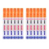 Orange Paint Markers, 12 Pack Oil-Based Waterproof Quick Dry Permanent Paint Pen Set for Rocks Painting, Wood, Fabric, Plastic, Canvas, Glass, Mugs, Metal, Tire, Stone, DIY Craft