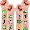 103 PCS Golf Ball Club Temporary Tattoos Themed Birthday Party Decorations Favors Supplies Decor Cute Sports Par-Tee Time Tattoo Stickers Gifts For Boys Girls Class Prizes Rewards Cartoon