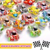Buauty 50 Pcs Toy Cars Mini Pull Back Cars, Party Favors for Kids, Small Racing Car Carnival Prizes Classroom Rewards, Pinata Stocking Goodie Bag Stuffers Birthday Toys for Girls Boys Toddler
