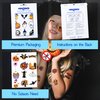 Halloween Temporary Tattoos, Halloween Party Favors, Halloween Party Decorations, Halloween Birthday Party Decorations, Spooky Decorations, Halloween Gifts for Kids Boys Girls