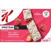 Kellogg's Special K Protein Bars, 12g Protein Snacks, Meal Replacement, Value Size, Strawberry, 19oz Box (12 Bars)