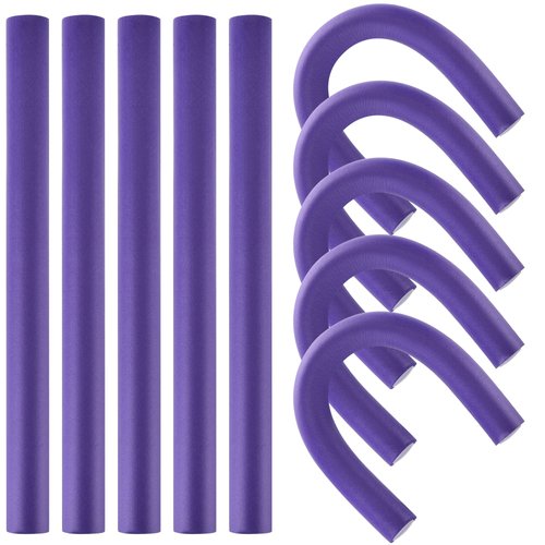 Heatless Hair Curlers Jumbo Flexible Curling Rods Bendable Twist Flexirod Soft Foam No Heat Hair Rollers for Long Medium Hair