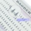Bottom Lash Clusters Kit Lower Lash Extension Natural & Cute With Eyelash Glue and Tweezers for Self Application 6mm 90PCS DIY Lash Clusters Kit by DAODER(Lower Eyelash Extension Kit)