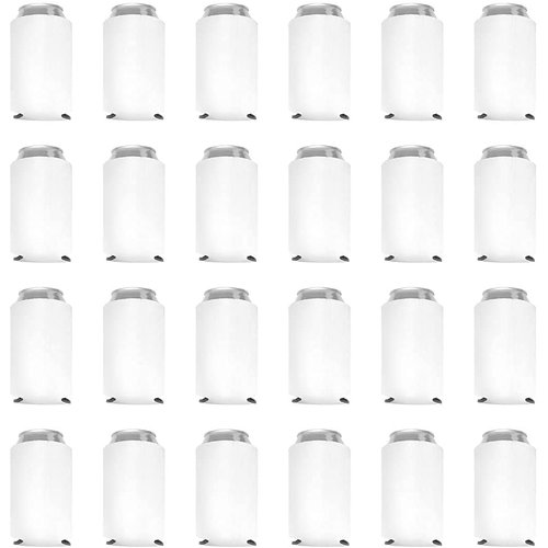 Can Cooler Sleeves Blank Poly Foam (48, White)
