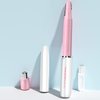 TOUCHBeauty Ear Nose Hair Trimmer and Eyebrow Trimmer for Women 2in1 Facial Hair Removal set with Dual Trimmer Head Battery Operated Battery Included Pink Color TB-1458
