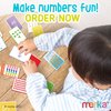 Merka Flash Cards for Toddlers 2-4 Years Number Flash Cards 0-50 Counting Kindergarten Workbooks Learn to Count Cards Math Flashcards Preschool Workbook