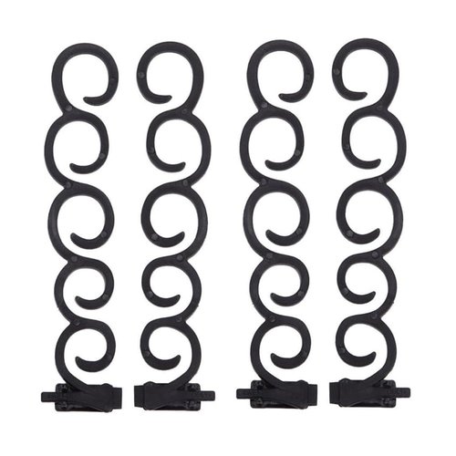 4 Pcs Hair Braiding Tool, French Braiding Hair Tool DIY Hair Band Accessories for Women, Black
