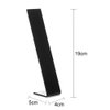 lasenersm 4 Pieces Acrylic Hair Clip Display Stand L-Shaped Hairpin Display Holder Barrette Display Stand Holder Hair Clip Organizer Stand Holder, Black