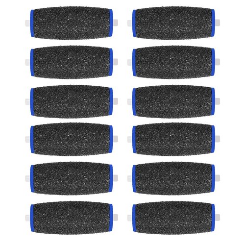 12 Pack Extra Coarse Replacement Roller for Amope Pedi,Replacement Head Refills Compatible with Amope Pedi Refills Electronic Perfect Foot File