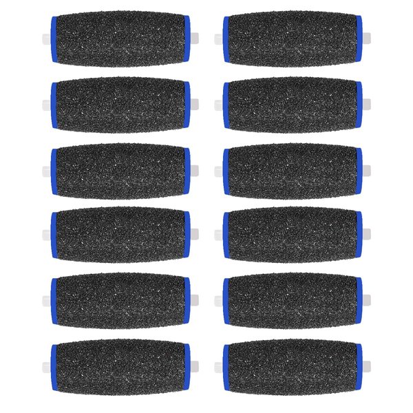 12 Pack Extra Coarse Replacement Roller for Amope Pedi,Replacement Head Refills Compatible with Amope Pedi Refills Electronic Perfect Foot File