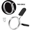 EastyGold Barbell Spring Clip Dumbbell Circlip Collars Olympic Barbell Weight Bars Weightlifting Clamps Clips 2 Inches Lock Buckle for Fitness Exercise Strength Training Gym Accessory 1 Pair