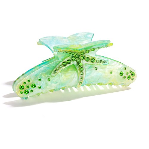 TOVABA Starfish Hair Claw Clips for Women Green Starfish Hair Clips Cute Medium Hair Clips Trendy...