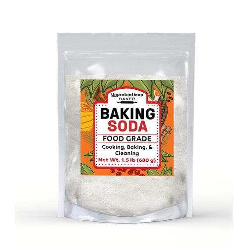 Unpretentious Baking Soda, 1.5 lb, Aluminum-Free, Non-GMO, Pure Sodium Bicarbonate