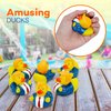 4E's Novelty 12 Donald Trump Rubber Ducks Bulk, 12 Pack, Small 2.3 Inch, Funny Trump Rubber Duckies for Jeep Ducking, Trump 2024 Gifts, Bath Tub Toys, Christmas White Elephant Gift for Adults