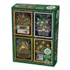Cobble Hill 1000 Piece Puzzle - Floral Objects - Sample Poster Included