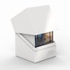 Ultimate Guard Boulder Solid 100+, Deck Case for 100 Double-Sleeved TCG Cards, White, Secure & Durable Storage for Trading Card Games, No Transparency
