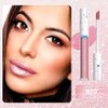 evpct 1Pcs Nude Light Pink Metallic Shimmer Glitter Lip Gloss Liquid Lipstick Long Lasting Waterproof 24, Glitter Pearlescent Metallic Sparkly Glossy Liquid Lipsticks Lip Stain Makeup Set for Women 09