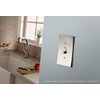 Franklin Brass 64930 Concave Single Duplex Outlet Wall Plate / Switch Plate / Cover, Satin Nickel