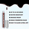 Cilrofelr Peel Off Lip Liner Stain, Long Wear Tattoo Lip Liner with Tweezer, Peel Off Lip Stain with Matte Finish, Long Lasting, Waterproof, Transfer-proof, Highly Pigmented Color (Cocoa)