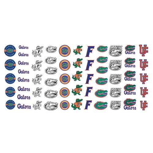 Sports Team for Florida University College Waterslide Nail Art Decals - Salon Quality!