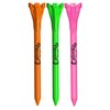 Performance 2.75’’ Plastic Golf Tees, Neon Mix, 30 Pack