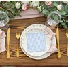 Gift Boutique 100 Blue and White Gingham Cocktail Napkins Disposable Paper Checkered Plaid Dinner Beverage Napkin for Summer Picnic Barbecue Wedding Baby & Bridal Shower Dinnerware Table Decorations