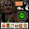 EMOME 204 Piece Candy-Themed Halloween Tattoos, Halloween Treats Candy Bulk for kids, Tattoo Stickers Design for Halloween Party Favors Decorations Goodie Bags