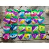 HOZKEAP 24 Packs Funny Unique Mini Pop Rainbow Keychain fidgets Bubble Toys for Kids Children Classroom Students Gifts from Teacher, Birthday Party Favors
