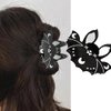 Halloween Hair Claw Clips Hair Claw for Women 1Pcs Black Bat Hair Claw Clips for Thick Hair Black Hair Clips Hair Clips Resin Hair Clips Black Cute Bat Halloween Clips Cute Hair Clips Accessories