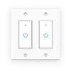 WiFi Light Switch Smart Switch 2 Gang Touch Wall Switch - Compatible with Alexa Google Assistant