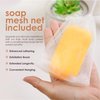 SimpleField Turmeric Kojic Acid Soap - Reduce Dark Spots. Natural Oils with Vitamin C, Retinol and Vitamin E - Gentle & Moisturizing for Face and Body (2 Pack)