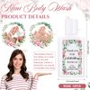Sacubee 12 Pcs Daily Moisturizing Body Wash Bulk Mini Body Wash Travel Size 1oz Skin Cleanser Shower Gel Moisture Thank You Gifts for Christmas Wedding Party Bridal Shower Favors(Floral)