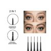 Magik 2-4 Pack Eyebrow Pencil Waterproof Smudge-proof Eyebrow Brush Microblading (Temperament Brown, 2 Pack)
