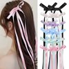 DEEINN Double Bowknot Hair Clips - 6pcs Tassel Ribbon Hair Clips With Long Tails for Women