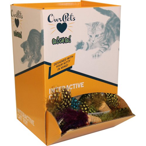 OURPETS COMPANY 1400013613 Cork-a-Dot Cat Toy 48/Ds
