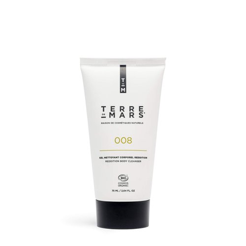 TERRE DE MARS Reddition Body Cleanser, Certified Organic, Low Foaming and Moisturizing Body Wash for Men and Women, All Skin Types, Made in France, Vegan and Cruelty Free (2.64 FL Oz)