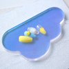 1Pc Acrylic Nail Art Palette Clouds Shape Nail Polish Mixing Palette Makeup Palette Palette Stand Nail Art Display Board for Nail Art