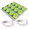 Gamie Mini Smile Playing Cards Deck - Pack of 12-2.5 Inches Tall - Blue Checkerboard Background - Poker-Casino Cards - Carnival Prize, Party Favor and Gift Idea for Kids Ages 3+