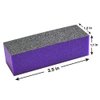 Karlash 10 Pcs Purple Black Nail Buffer Sanding Block Polisher Buffing File Nail Art Manicure Pedicure File 60/100 (Purple)