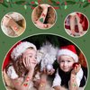 Partywind 24 Sheets Glitter Christmas Temporary Tattoos, 360 Styles Christmas Kids Stocking Stuffers for Party Supplies Favors, Surprise Christmas Countdown Calendar Goodie Bag Fillers