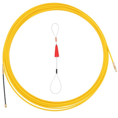 49 Feet Fiberglass Fish Tape Wire Puller Through Wall Wire Threader Fish Plus Fish Cable Fastener