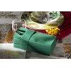 Green Dinner Napkins Cloth Like with Built-in Flatware Pocket, Linen-Feel Absorbent Disposable Paper Hand Napkins for Kitchen, Bathroom, Parties, Weddings, Dinners or Events, 1/8 Fold, Pack of 50