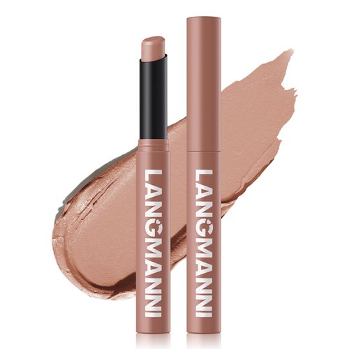 Kyannkara Matte Lipstick Velvety Mud Texture,Waterproof Long-Lasting,Non-Stick Cup,High Pigmented,Feels Comfortable On Lips 03#