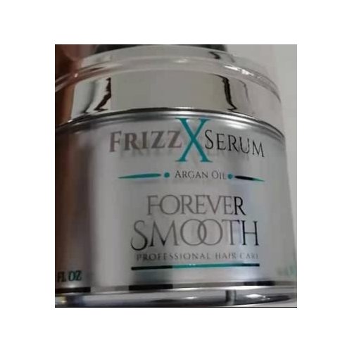 Forever Smooth FRIZZ-X HAIR SERUM FOR ALL HAIR TYPES. LIGHT WEIGHT. WOULD NOT CHANGE THE HAIR COLOR. AMAZING NEW PACKAGING (SILVER)